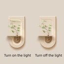 Entrance Decoration Wall Lamp Plant Ornaments Hanging Painting High-end Living Room Mural Light