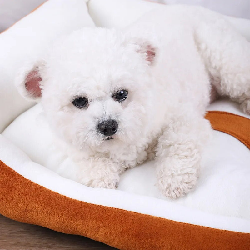 Pet Bed Medium Beds for Dogs Accessory Warm Accessories Pets Large Puppy Washable Mat Plush Big Small Basket Supplies Kennel