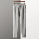 Cashmere Men's Business Casual Knitted Leggings Solid Pants Autumn Winter Thickened Warm