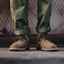 Combat Boots For Men Retro Leather Shoes Outdoor Casual Couple Ankle Desert Boot Shoe
