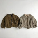 Children Sweater 1-6Y Boys Loose Cardigans Coat Girls Knitted Retro Casual Outwear Top