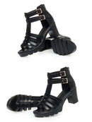 Elegant Ladies Sandals Summer Platform Shoes Summer Women Gladiator Sandals