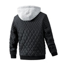 Jackets Men Autumn Winter Warm Thick Jacket Coat Casual Prismatic Plaid Coat Outerwear