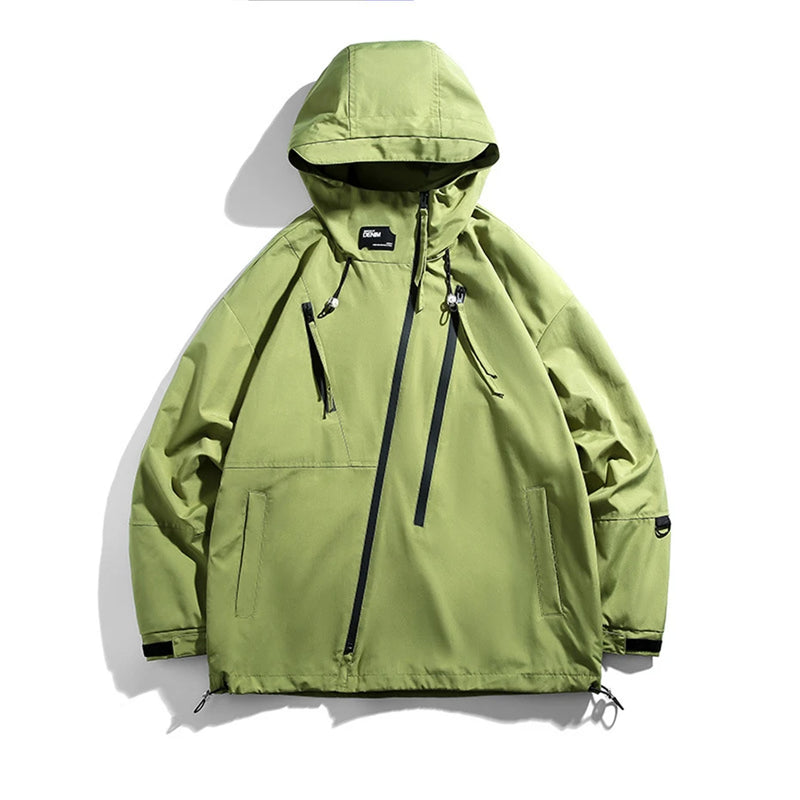 Windbreaker Jacket Men Camping Jacket Coats Casual Waterproof Jackets Coats Male Solid Outerwear