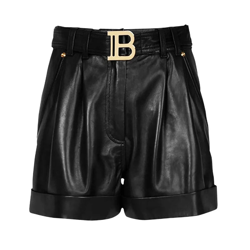 Autumn Collections Women Shorts with Belt Casual Female Clothing
