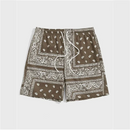 Bandana Beach Short for Men Summer Swim Trunks Loose Casual Streetwear Hawaiian Short Pants