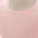 Baby Girl Dress Pink Christening Kids Birthday Clothes Party Princess Ball Gowns Newborn Baptism Wedding
