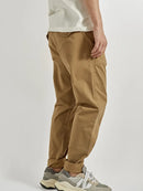Four Seasons American Retro Woven Hole Cargo Pants Men Cotton Washed Old Slim Straight Casual Pencil Trousers