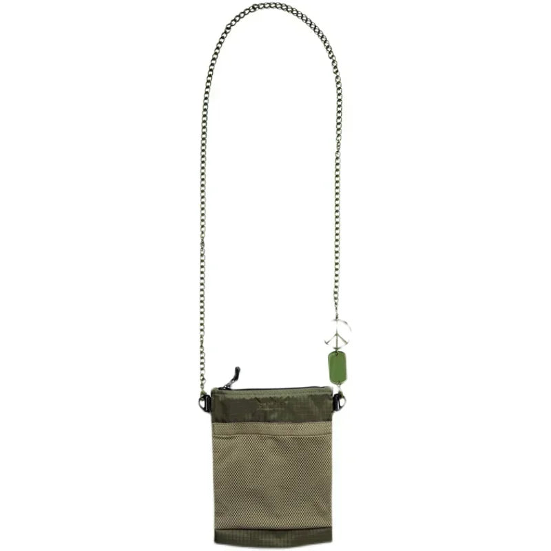 Military Green Nylon Men's and Women's One Shoulder European American Messenger Bag