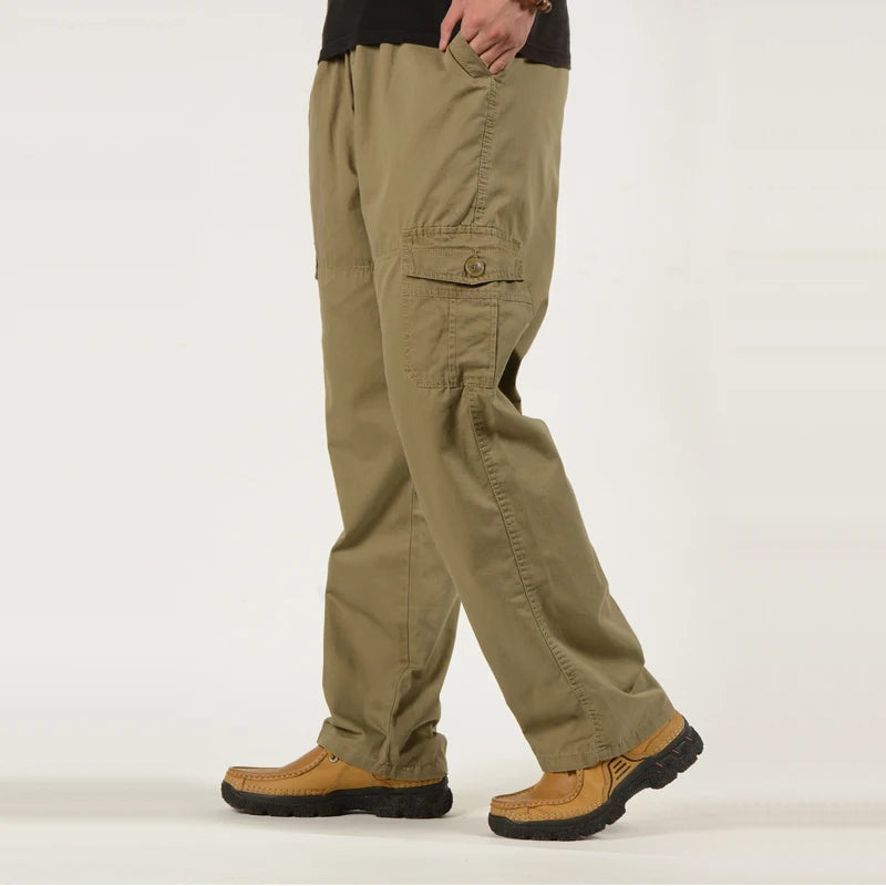 Spring Autumn Men Cargo Pants Men Casual Military Cotton Pants Trousers Men Outwear