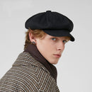 Beret Male Female Spring Summer Versatile Classic Painter Stylish Retro Octagonal Hat Men Women Sun-cap Teen
