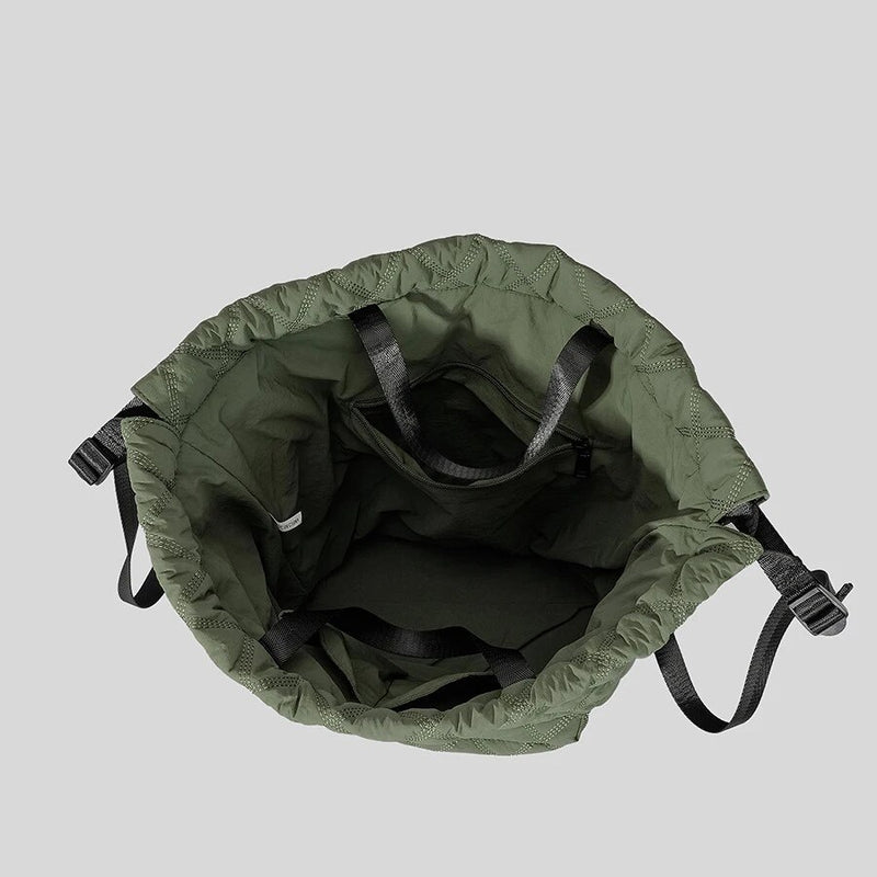 Backpacks for Women Nylon Padded School Bags for Girls Casual Puffer Bag Large Capacity Travel Purses