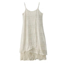 Dress for Women Sleeveless Retro Slimming Irregular Dresses Summer Off Shoulder