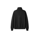 Zipper Spliced Stand Collar Cardigan Sweater For Men's Chic Jacket High Street Design Niche Personalized Tide Coat