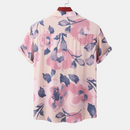 Floral Beach Shirts Men Camisa Summer Casual Short Sleeve Hawaiian Shirt Men