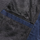 Black Denim Jacket Men Autumn Winter Fleece Jackets Coats Slim Fit Casual Motorcycle Biker Denim Coat Male Outerwear