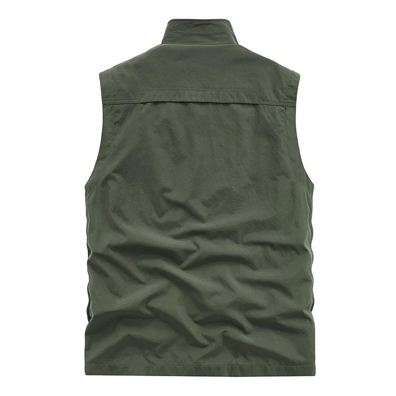 Sleeveless Jacket Waist Coat Men Summer Vest Man Tactical Military Parka Work Men's Clothing