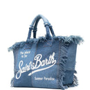 Europe and America Travel High Capacity Women's Bag New Handmade Tassel Handbag Denim Tote Bag
