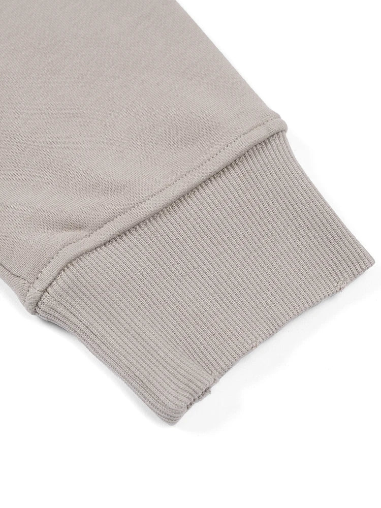 Spring Oversize Ripped Design Sweatshirts Men Peaching Density Fabric Vintage