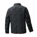 Turndown Collar Jacket Men Spring Autumn Solid Color Jackets Male Button Jacket Coat Black Outerwear