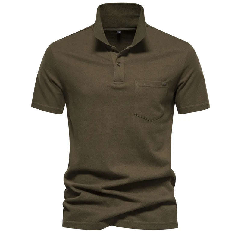 Men Polo Shirts Casual Short Sleeve Polo Shirts for Men Turndown Collar Polos Man Summer
