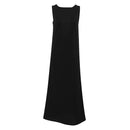 Dress For Women Casual Solid Sleeveless Back Bandage Lace Birthday Dress Long Beach Sundress
