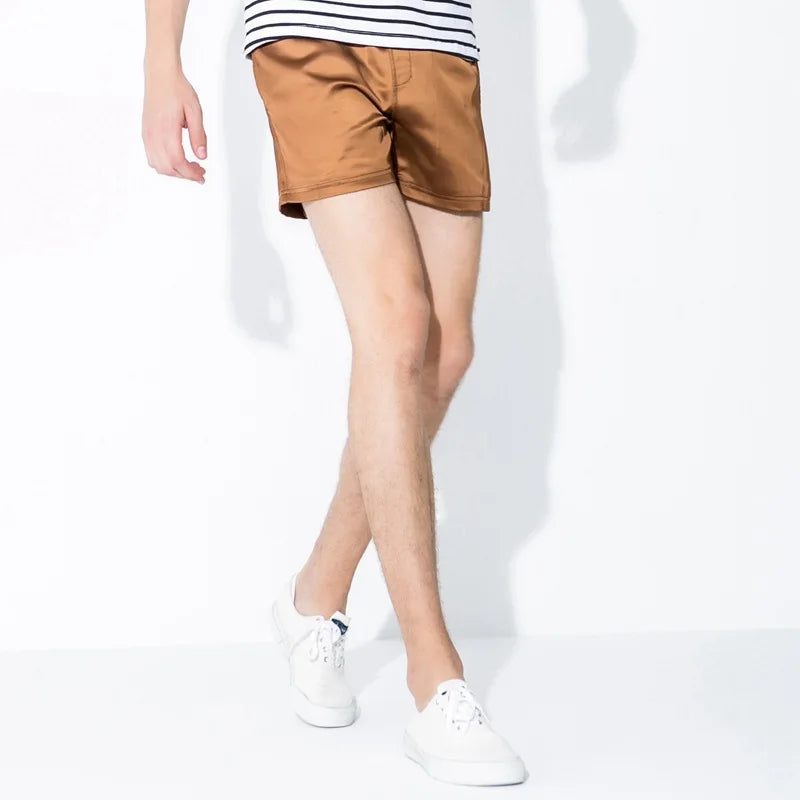 Summer Casual Short Pants Elastic Shorts Male