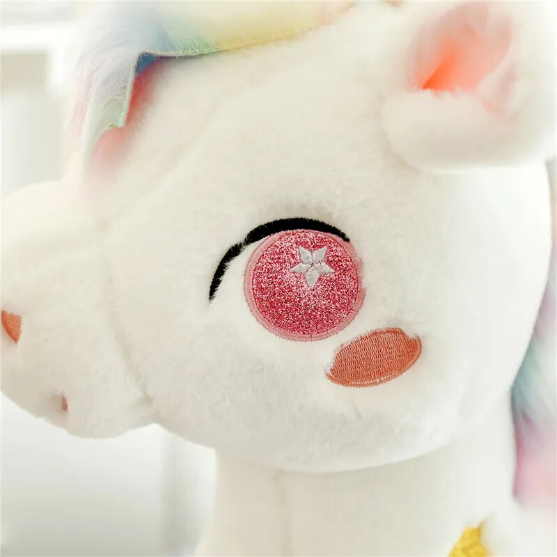25/40/55cm Cute Dream Unicorn Toys Kawaii Unicorn with Wing Dolls Lovely Pegasus Stuffed Soft Pillow for Girls
