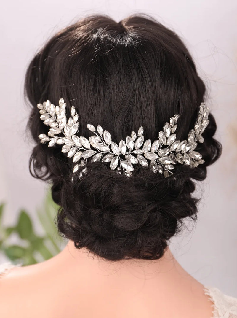 Handmade Wedding Bridal Rhinestones Headband Headpieces Prom Hair Jewelry Wedding Hair Accessories for Women