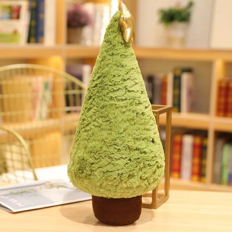 Christmas Tree Plush Toys Cute Evergreen Plush Pillow Dolls Wishing Trees Stuffed for Christmas Dress Up