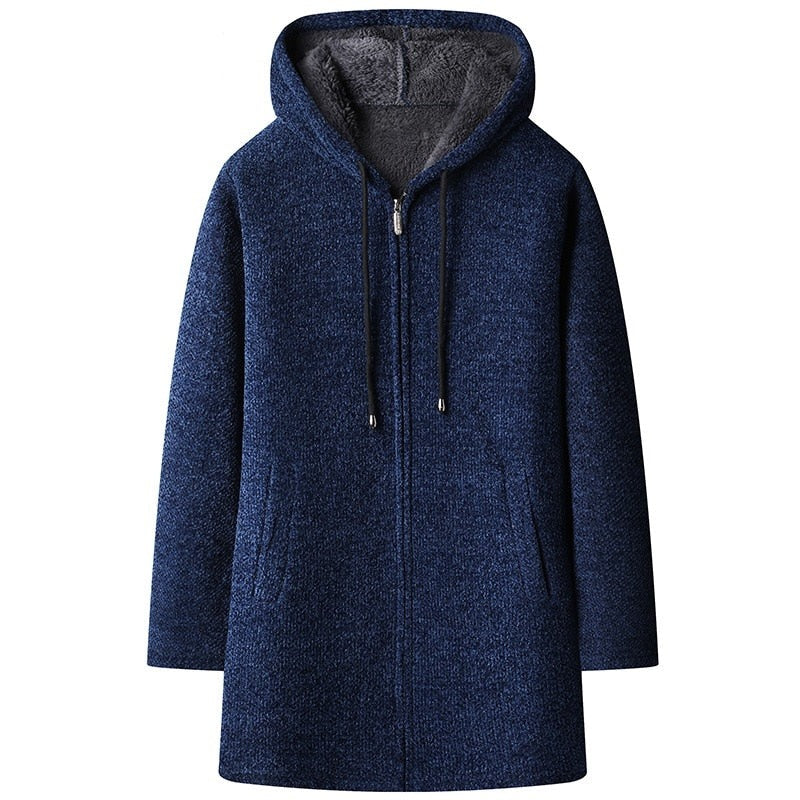 Autumn winter thicked hooded sweater men Pullover