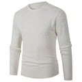 Sweater Mens O-Neck Pullover Slim Fit Knittwear Long Sleeved Sweaters Casual Autumn Winter Knitted Male Pullovers