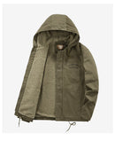 Man Jacket Motorcycle Cardigan Outdoor Windbreak Heating Military Cold