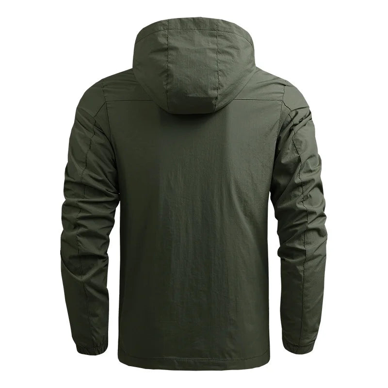 Hooded Jackets Men's Coats Winter Sweat-shirt Cold Coat Sweatshirt With Zipper Down Light