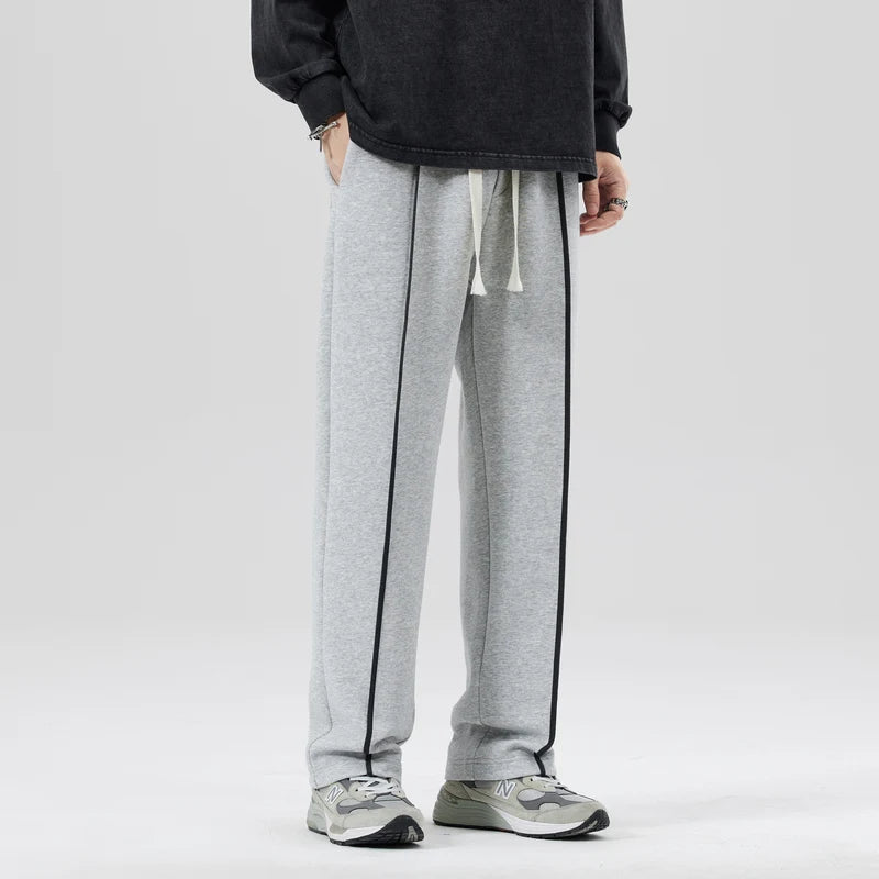 Men's Jogger Sweatpants Hip Hop Streetwear Drawstring Casual Baggy Trousers Male Loose Pants Mens