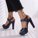 Sandals Women for Walking Ladies Super High Heels Shoes Summer