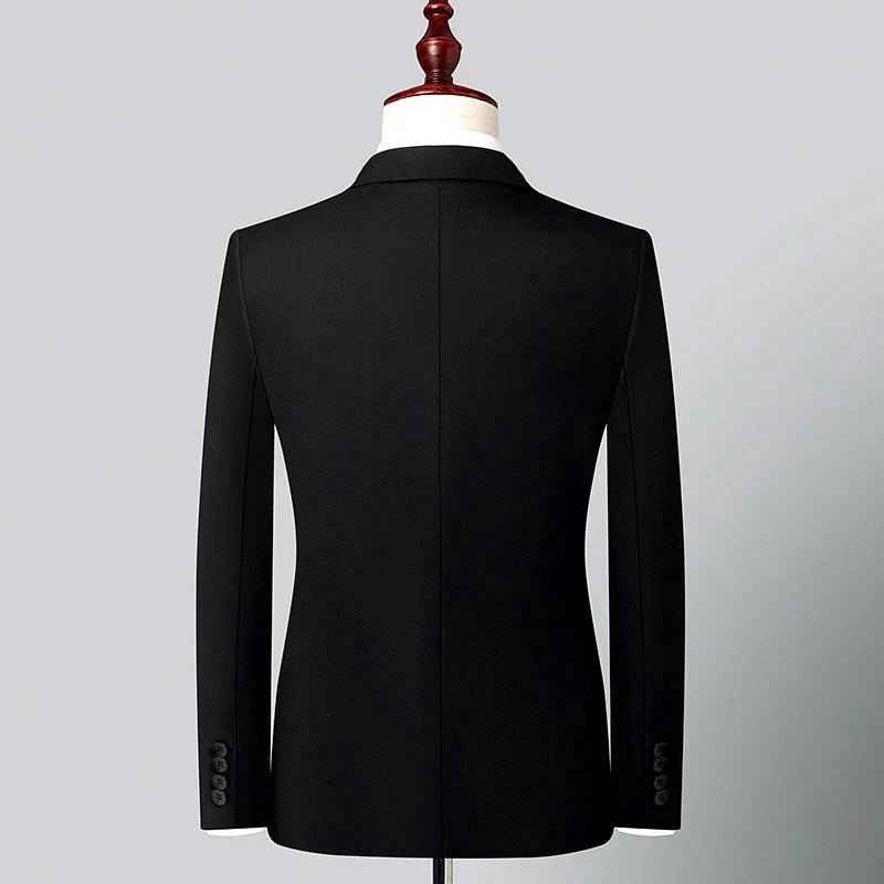 double-breasted business elegant and comfortable wedding best man dress set