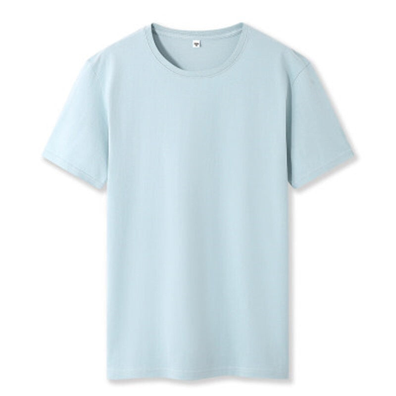 Men Summer Short Sleeve Mens Tshirts Solid Color O Neck T Shirt For Men Causal Tops Tees Man Clothing