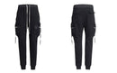 Cargo Pants Hip Hop Side Zipper Pocket Harem Joggers Sweatpants Streetwear Men Casual Trousers