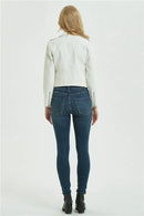 Autumn Women Tops Motorcycle Jacket Girls Short Jacket