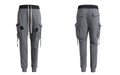 Cargo Pants Hip Hop Side Zipper Pocket Harem Joggers Sweatpants Streetwear Men Casual Trousers
