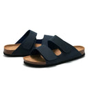 Beach Shoe Men's Summer Sandals Casual Outside Cork Solid Slippers
