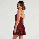 Elegant Evening Dresses Women Sequin Sleeveless Red Sexy Mini Dress Party Night Club Outfits Robe