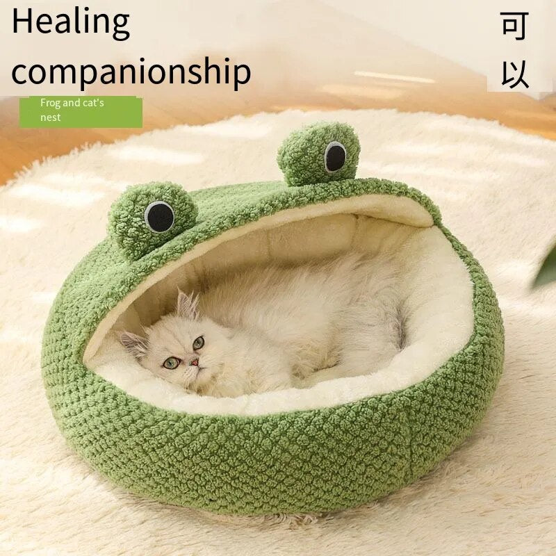 Plush Sofa for dogs Things for dogs Pet bed for Cat's house Semi-enclosed  pet supplies houses and habitat lounger for cats