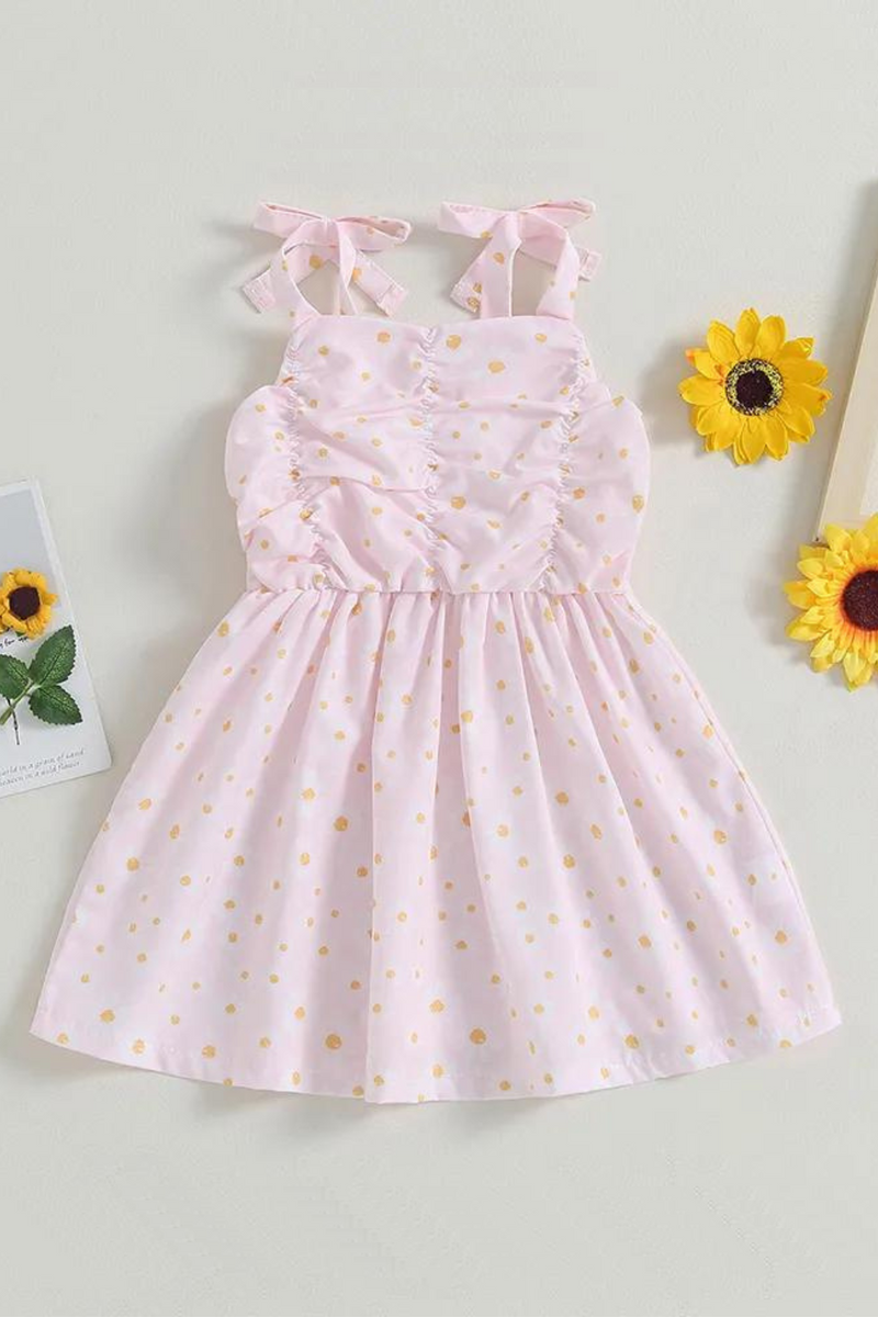 Princess Toddler Kid Girls Casual Dress Party Floral Strap Sleeveless Dresses For Girl Summer Costumes