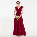 Red spaghetti straps a line bridesmaid dress backless wedding party women floor length bridesmaid dress