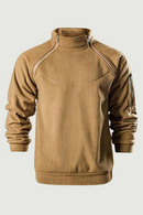 Autumn and Winter New Men Military Tactical Fleece Jacket Men Outdoor Mountaineering Climbing Fleece Warm Plush Pullover