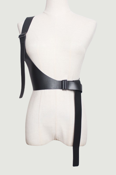 Spring Summer Leather Strap Belt Brief Irregular Personality Girdle Women Fashion Tide All-match