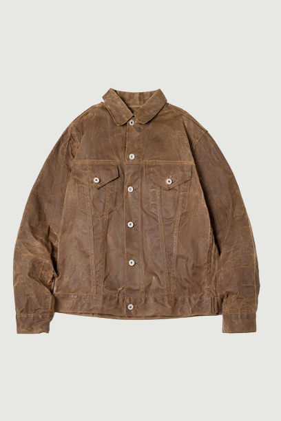 Men Oil Wax Jacket Vintage Designer Coat Slim Fit Jacket For Autumn