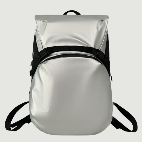 High quality Waterproof Mens Backpack Designer Silver Glassy School Bag Urban Teenage Girls Rucksack